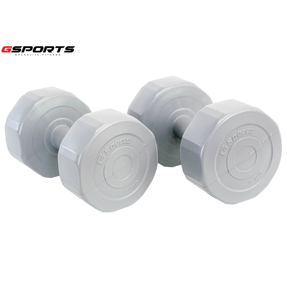 ดัมเบล พลาสติก แพ็คคู่ Dumbbell 8kg x2 | DB8