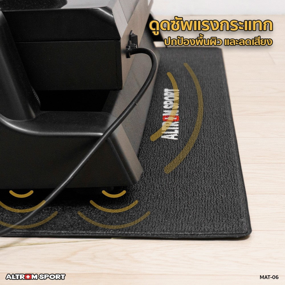 แผ่นรองพื้นเครื่องออกกำลังกาย PVC MULTIPURPOSE GYM MAT | MAT-06